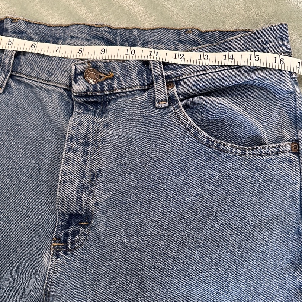 Wrangler Men's Light Blue Straight Jeans 34/29 99% cotton 1%elastane - Picture 6 of 9